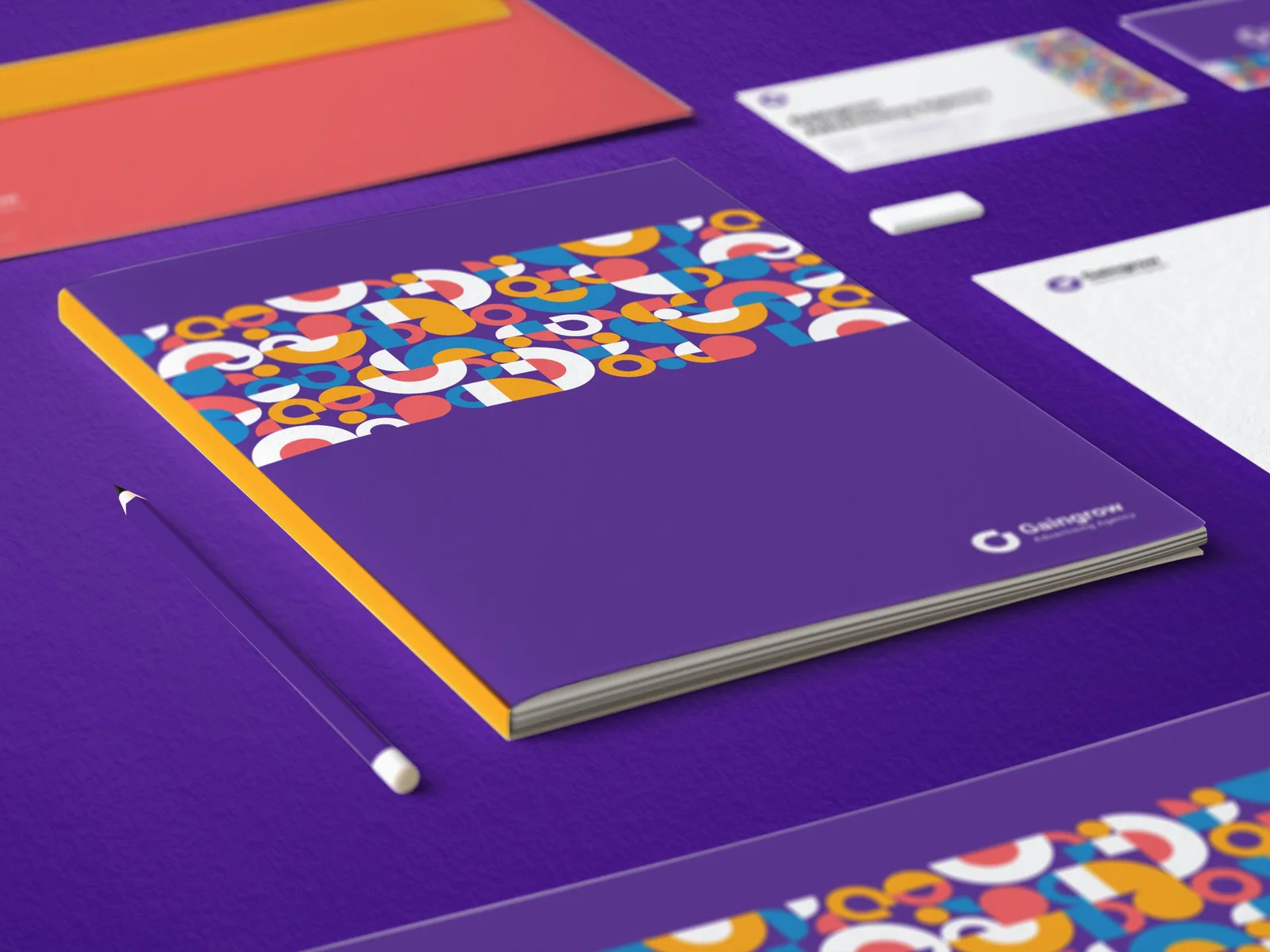 Gaingrow design and print mockups