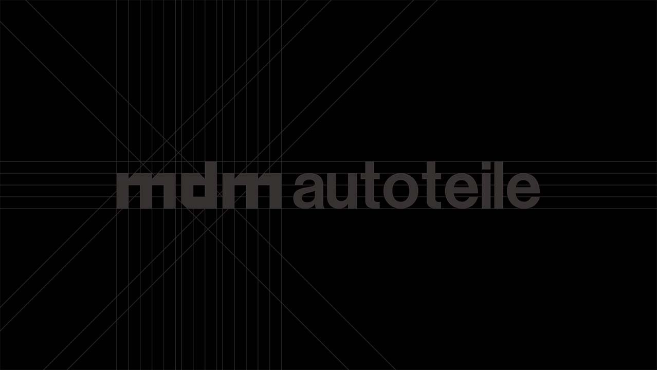 mdm Autoteile logo construction grid