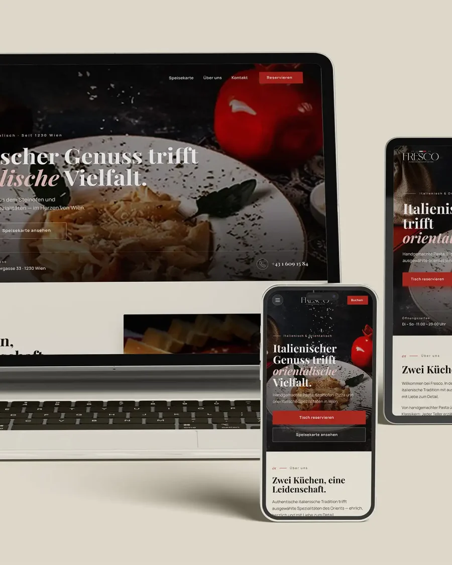 Fresco Restaurant Website — featured project image
