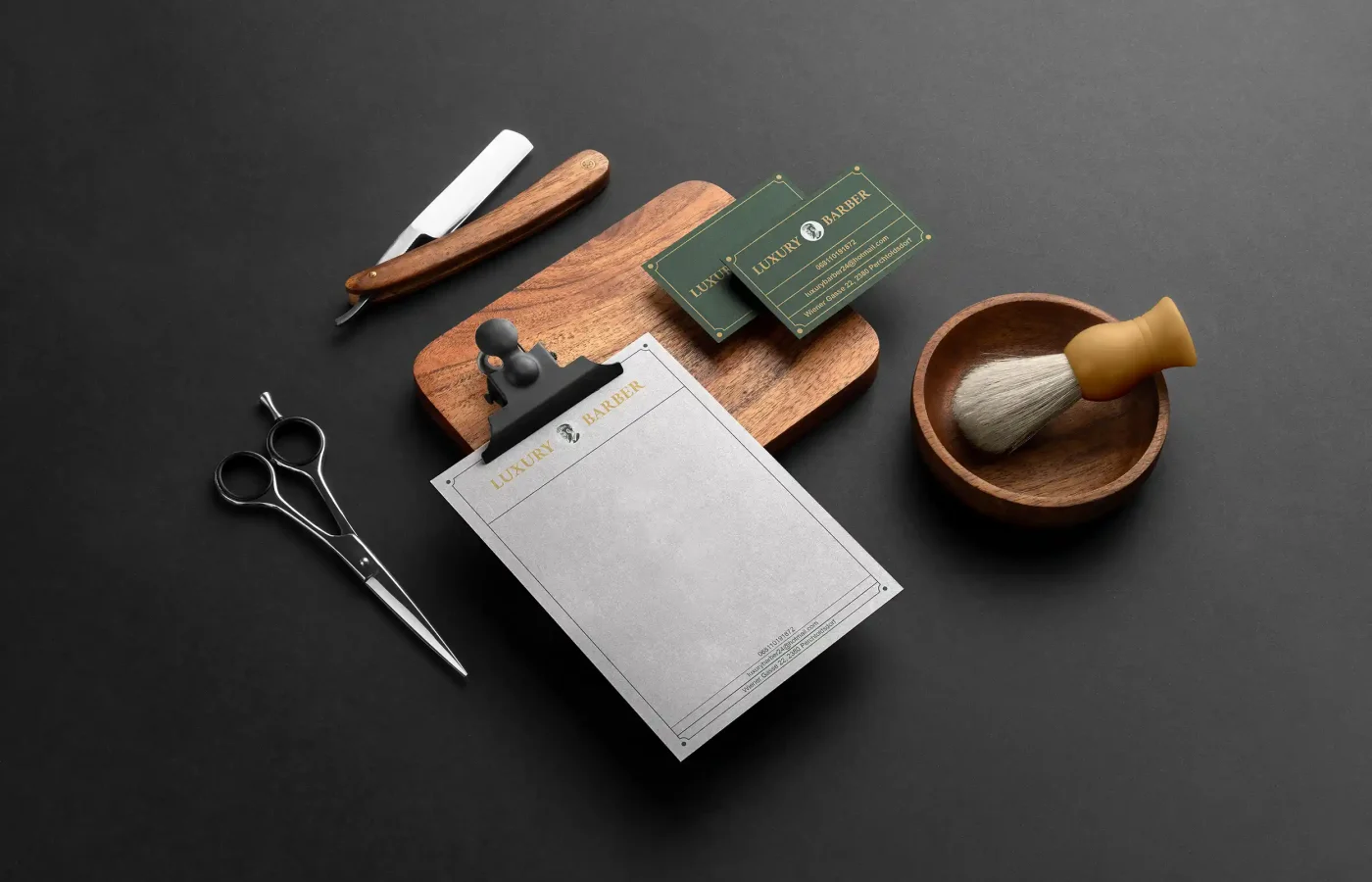 Luxury Barber — Premium Barber Brand Identity — featured project image